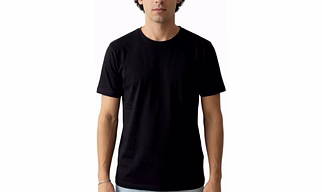 Fabric 100% Cotton solid Tshirt