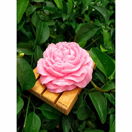 peony flower candle