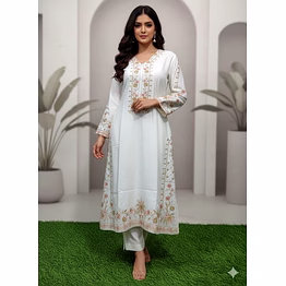 women's roman silk printed kurti pant dupatta set