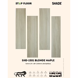 step floor shade premium luxury vinyl planks (lvt) - waterproof & commercial grade