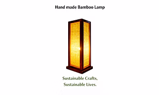 HANDMADE BAMBOO TABLE LAMP