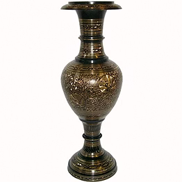 golden harmony brass vase