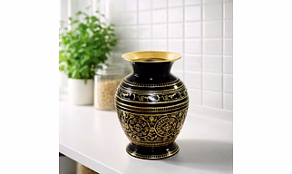 Handcrafted Brass Flower Vase