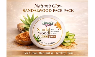 NATURES GLOW SANDALWOOD FACE PACK