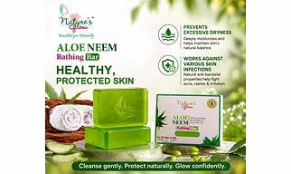 NATURES GLOW ALOE NEEM BATHING BAR