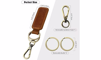 Leather Keychain