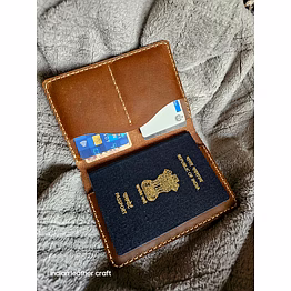leather passport holder
