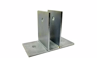 Mild steel facade bracket