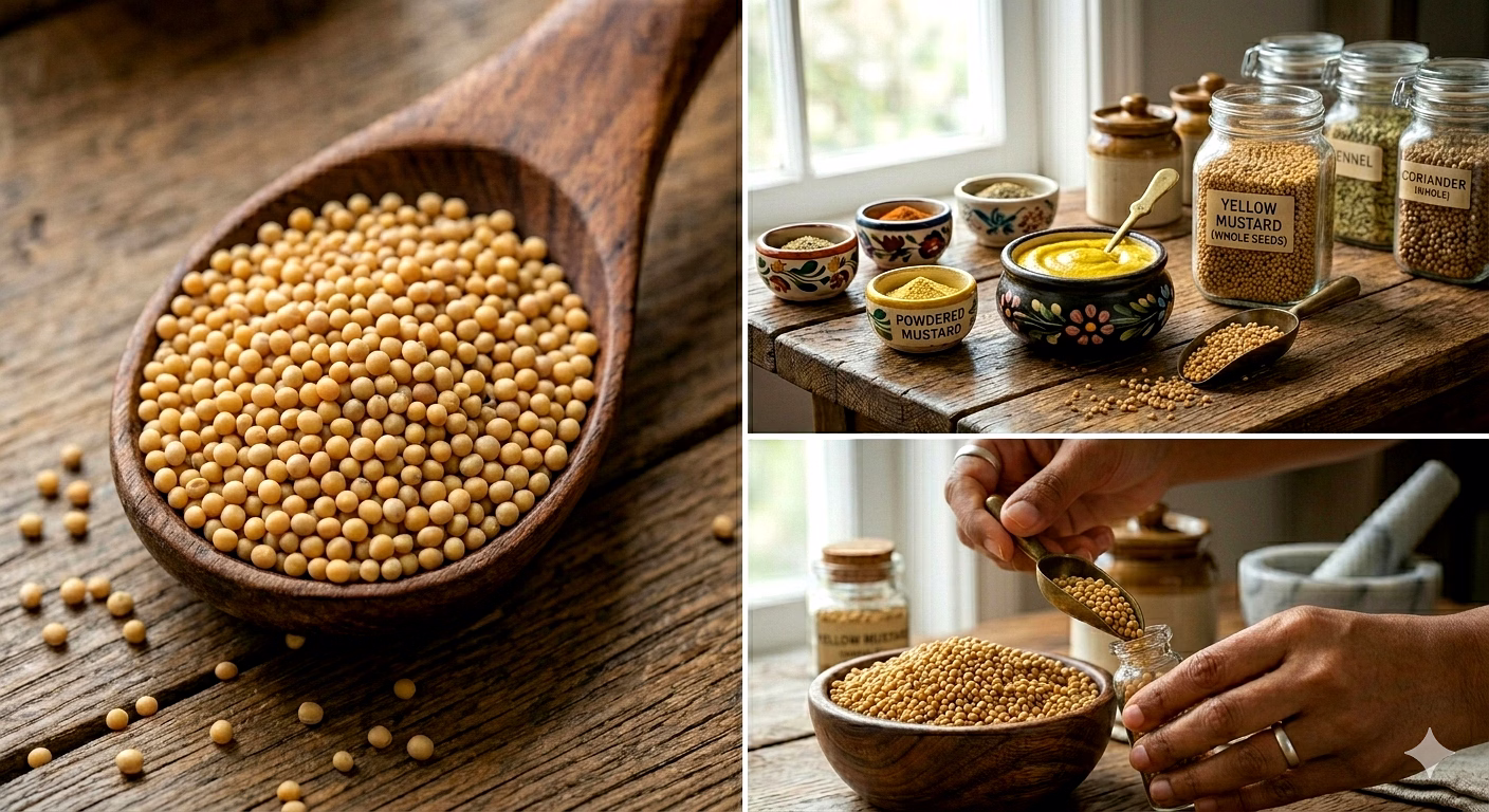 Yellow Mustard Seeds image 3