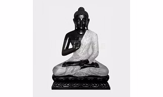Marble buddha statue