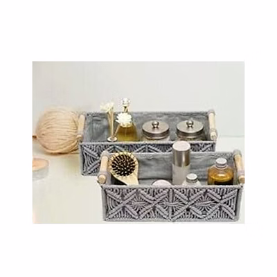 macrama storage basket 🧺 premium quality