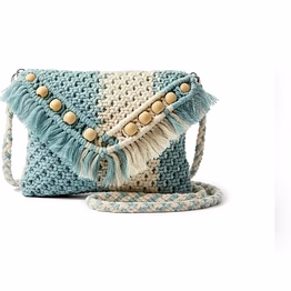 macrama handbag 👜 premium quality and 100% cotton yarn