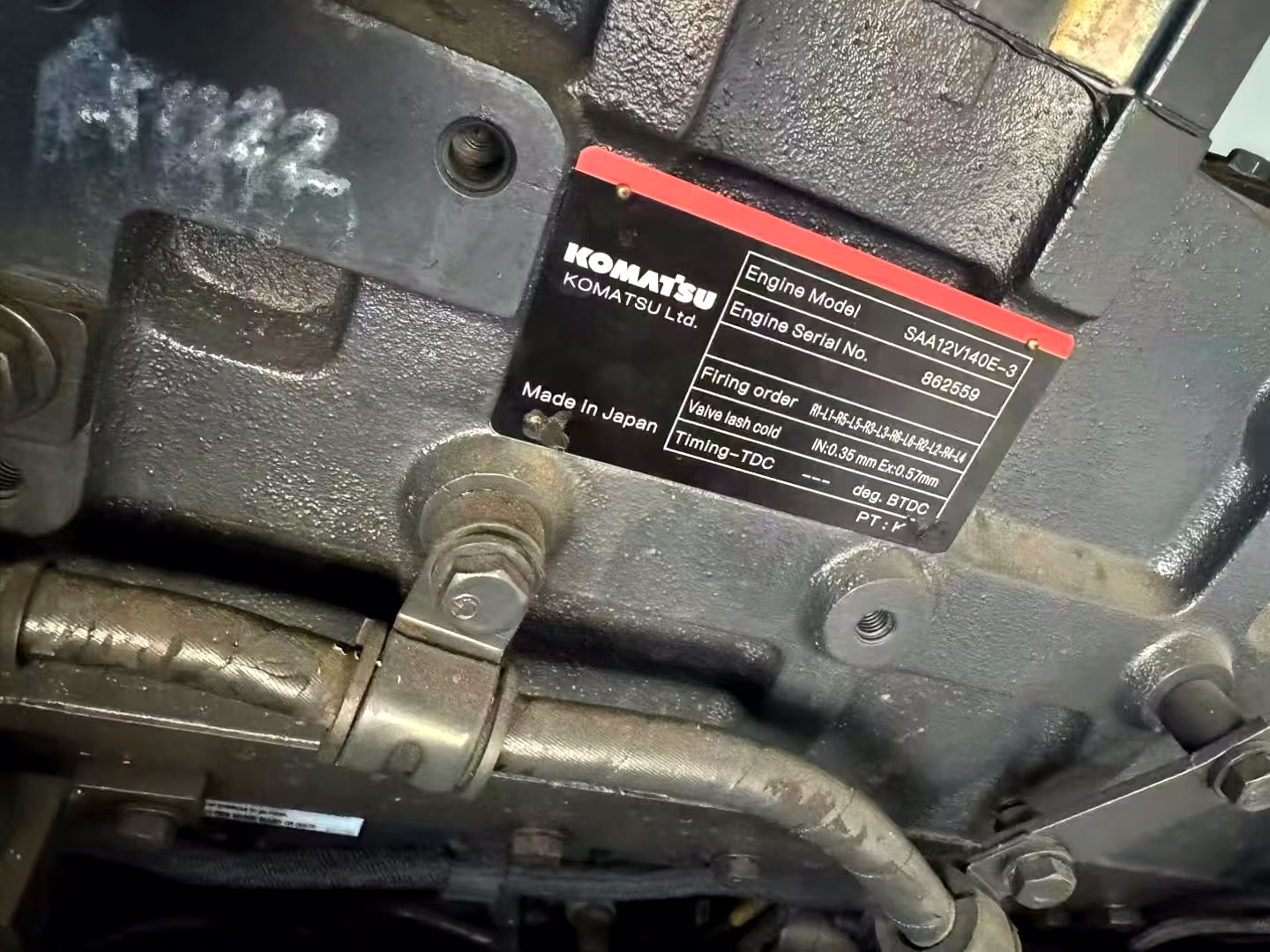 KOMATSU SAA12V140E-3 For PC-2000 Excavator image 2