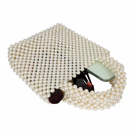 medievalcrafts pearl beded evening hand bag pearl beaded handbag, evening bag, bridal purse, wedding clutch, handmade pearl bag, party wear handbag, women’s fashion bag