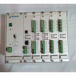 Siemens SICAM FRTU 6MD25 V2 Power: 20-60V DC, 6MD2501-1CA20-0AA0/BB  PLC Module Rack