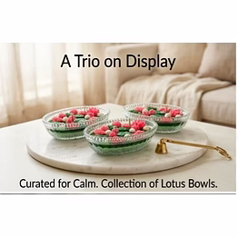 lotus pond candle