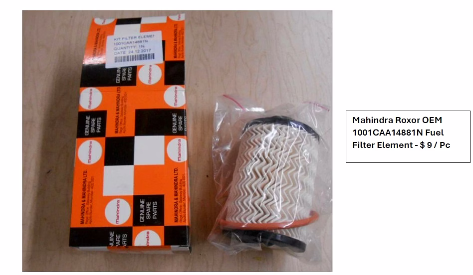 fuel filter cartridge