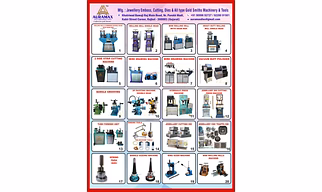 Jewellery machinery tools and  dies