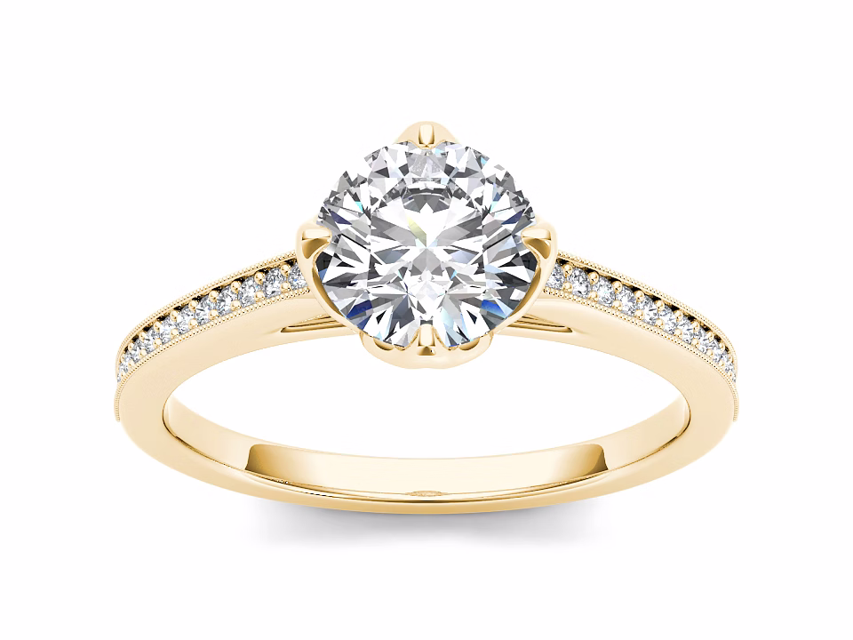 Gold and Diamond Ring image 1