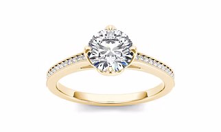Gold and Diamond Ring