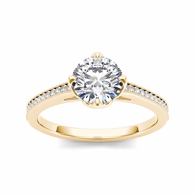 gold and diamond ring