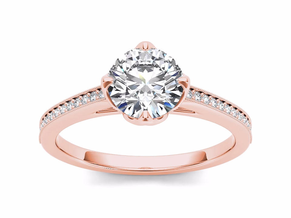 Gold and Diamond Ring image 3