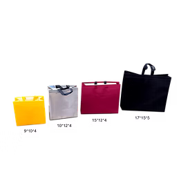 bopp laminated non woven box bag