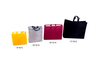bopp laminated non woven box bag