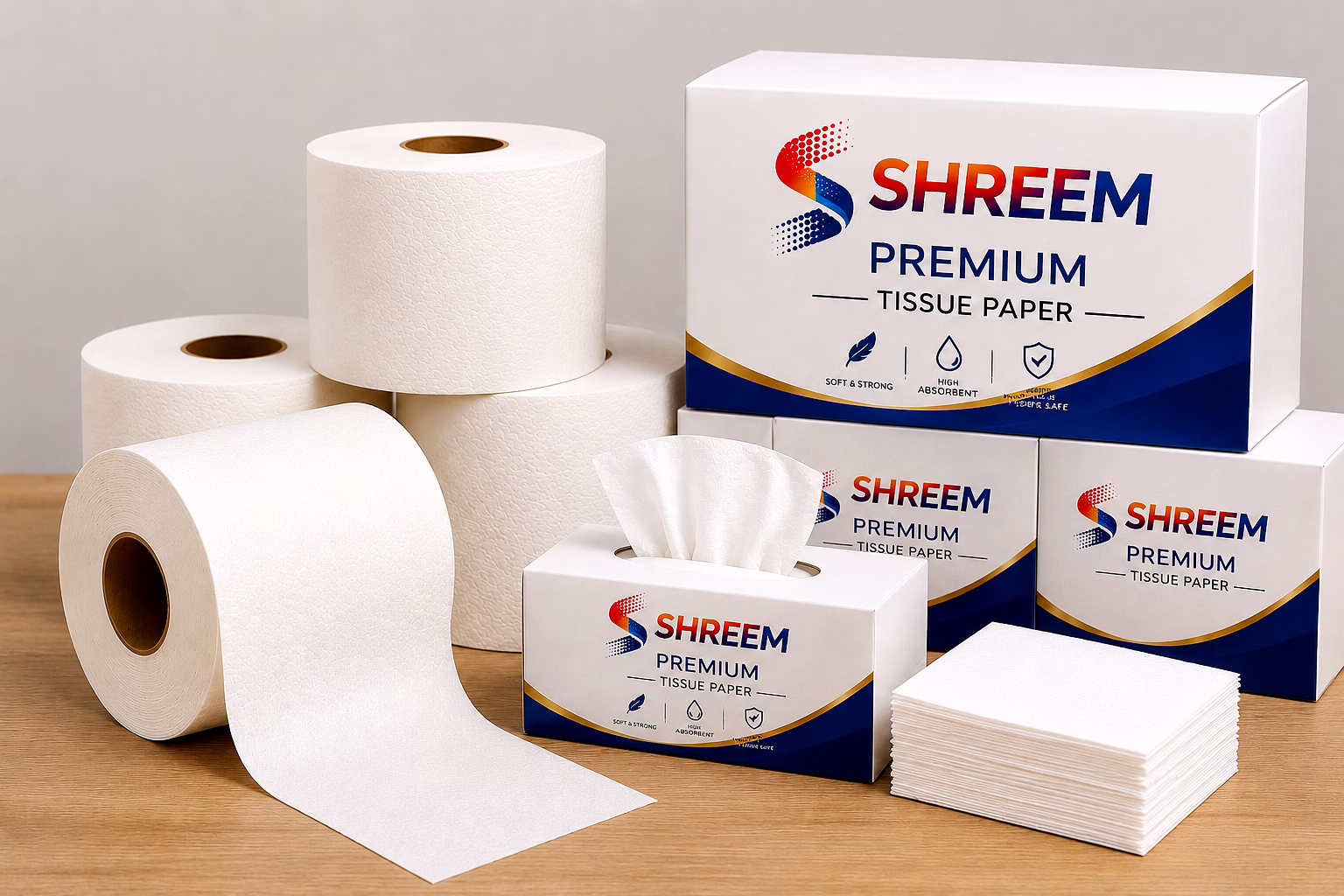 premium soft tissue paper roll jumbo toilet tissue facial tissue export quality