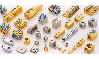 BRASS EARTH BARS AND NEUTRAL LINKS