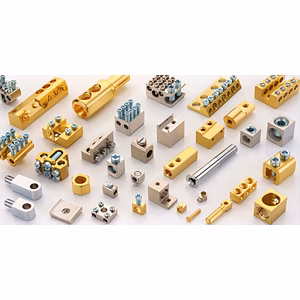 BRASS EARTH BARS AND NEUTRAL LINKS