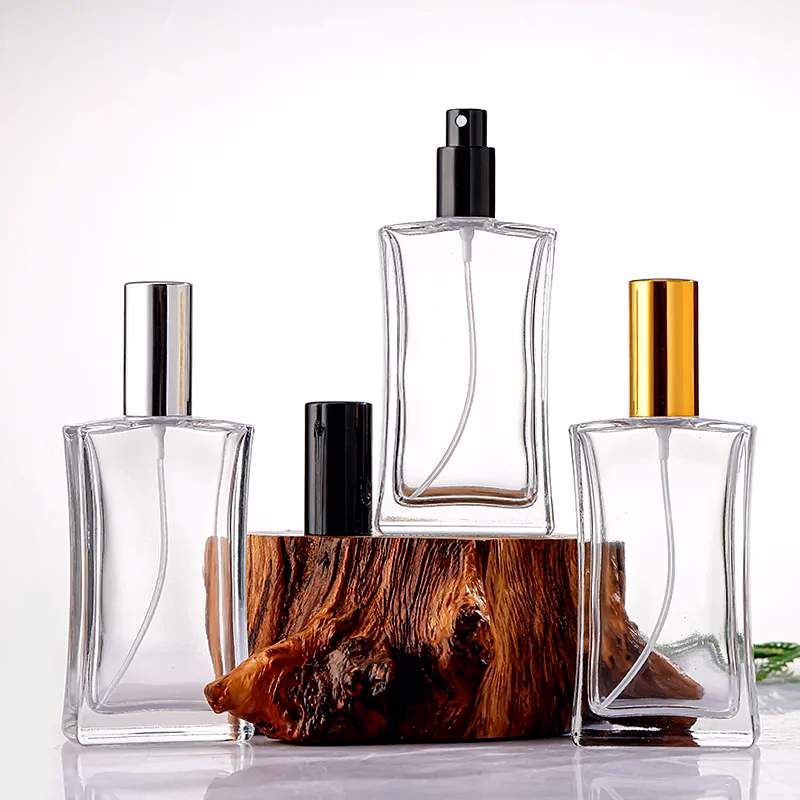 empty glass perfume bottles