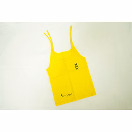 we’ar natural new born baby top - cidar yellow
