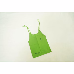 We’ar Natural New Born baby Top- Basil Green