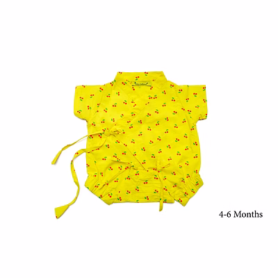we’ar natural baby dress onesie - sunbeam yellow