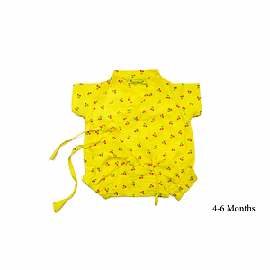 We’ar Natural Baby Dress Onesie - sunbeam Yellow