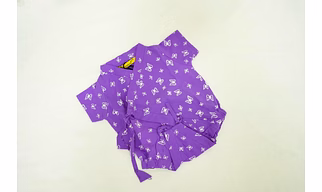 We’ar Natural Baby Dress Onesie-Lavender Mist