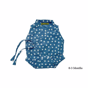 We’ar Natural Baby Dress Onesie sleeveless- Royal Blue