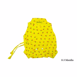 we’ar natural baby dress onesie sleeveless-sunbeam yellow