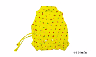 We’ar Natural Baby Dress Onesie sleeveless-sunbeam yellow