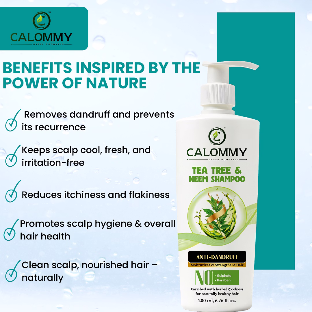 Calommy Tea Tree & Neem Shampoo image 4