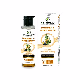calommy rosemary & kalonji hair oil