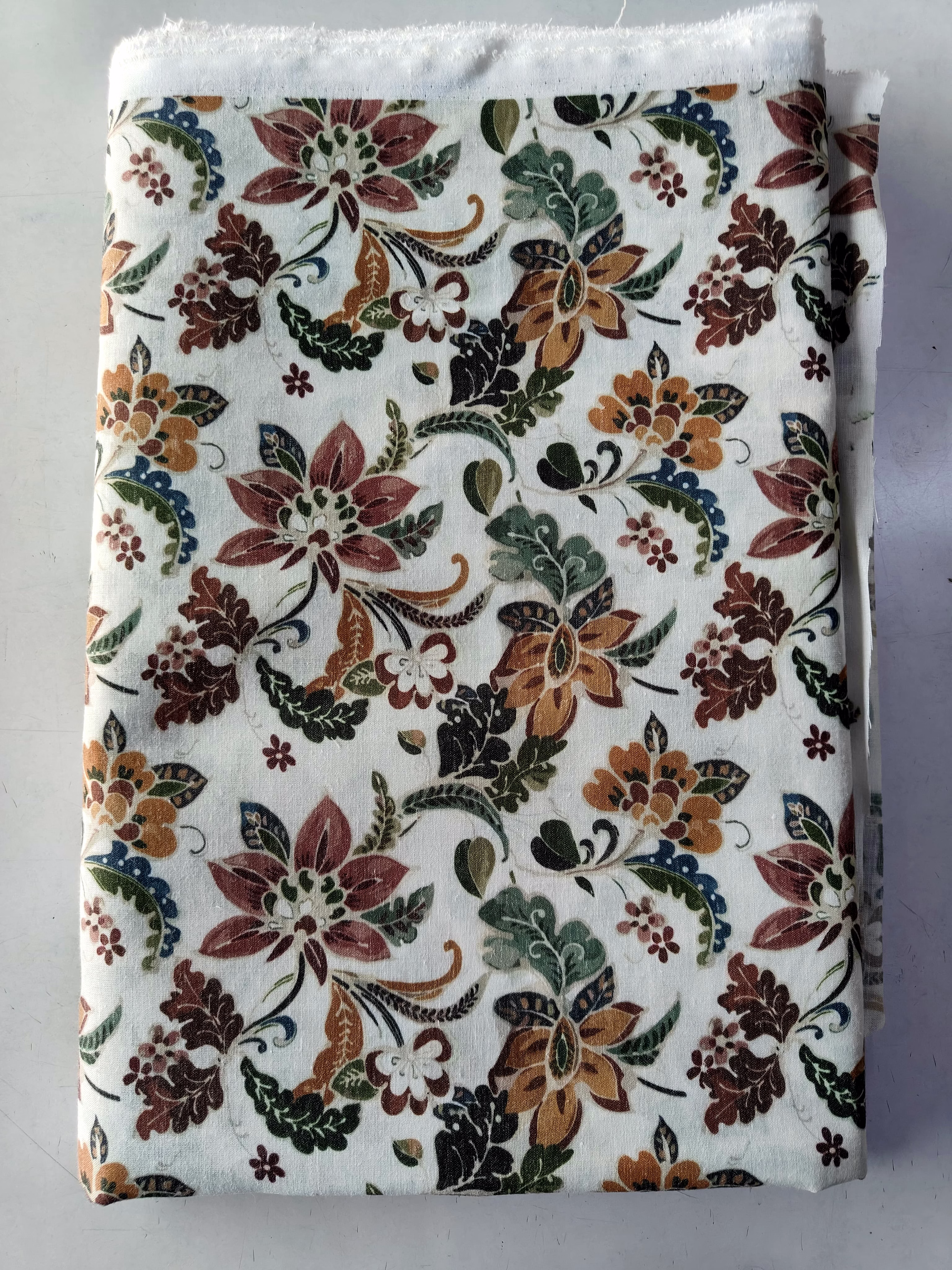 Custom Print | 80% Polyester 20% Linen Fabric | 100 GSM image 1