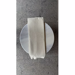 v02 | poly-linen bleached fabric – 80/20 | 100 gsm | 58" w