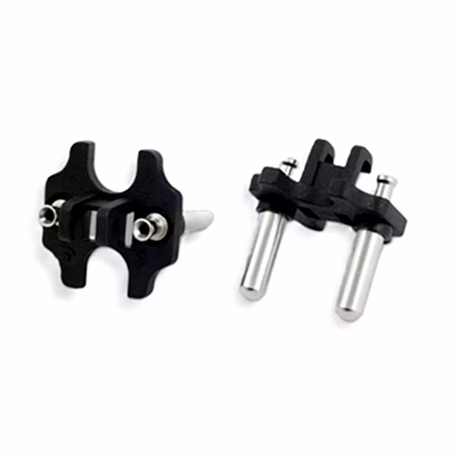 2 pin brass hook solid plug insert