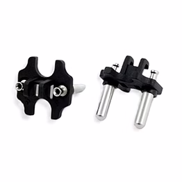 2 pin brass hook solid plug insert