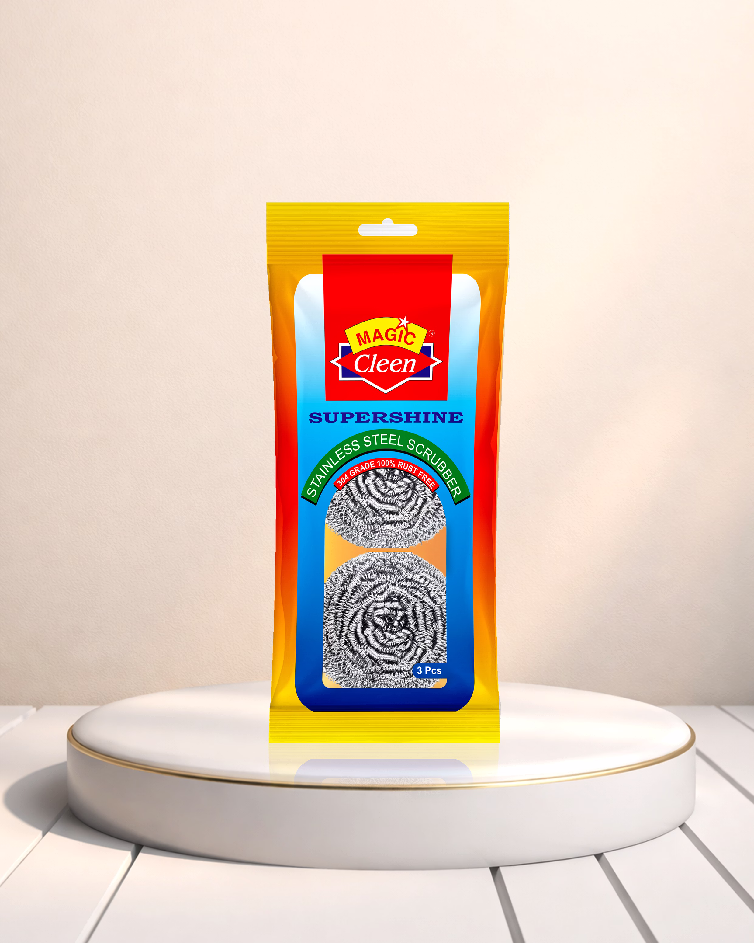 SUPER SHINE  SCRUBBER 3*1 image 1