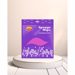 sponge wipes 5 pieces economical quality