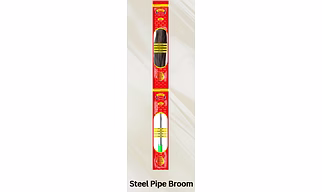 STEEL PIPE BROOM