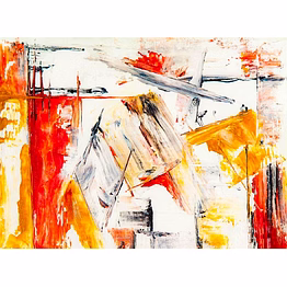 canvas abstract acrylic painting